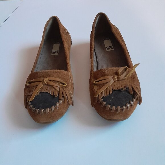 Lamo Hannah Women's Moccasin Slippers Size 8.5M Color Brown - Picture 1 of 15